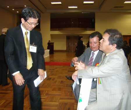 Alcalde, Angel Cosio y Dip. Nagakani