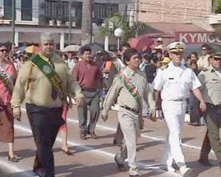 Inicio de Desfile