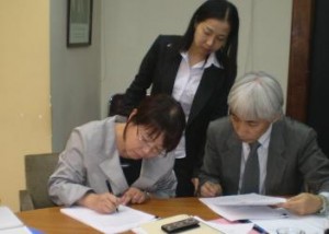 Harumi Kitabayashi liderizó el equipo de trabajo en Bolivia. 